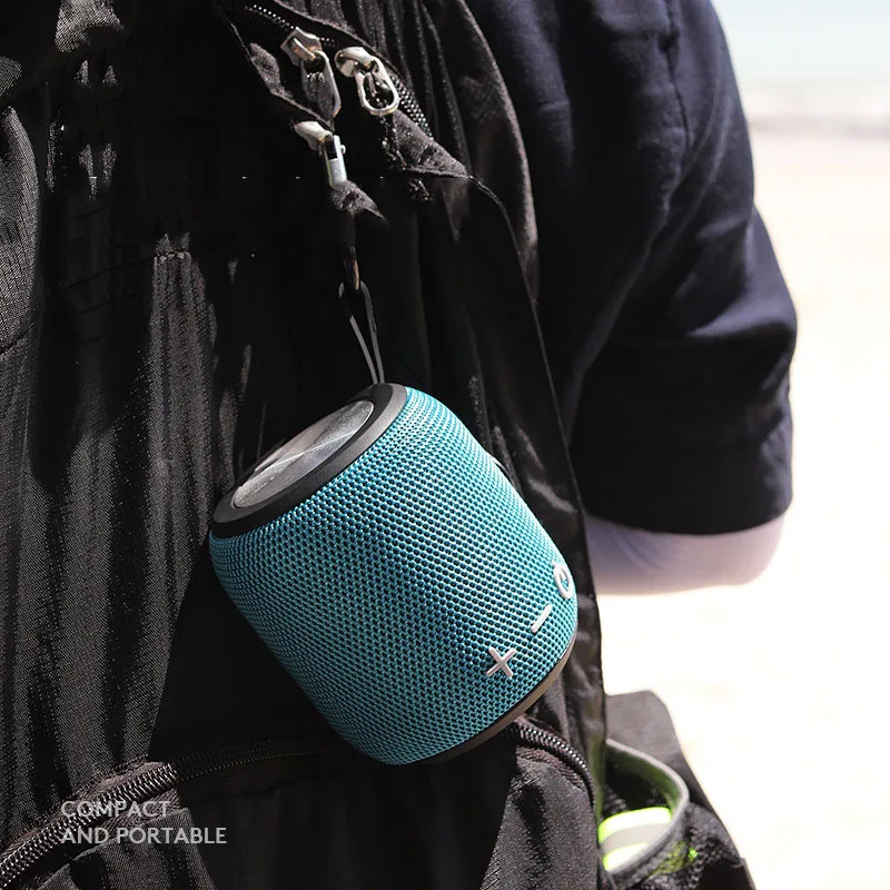 New M7 Outdoor fabric mini portable smart IPX7 waterproof wireless bluetooth speaker - ANKUX.COM
