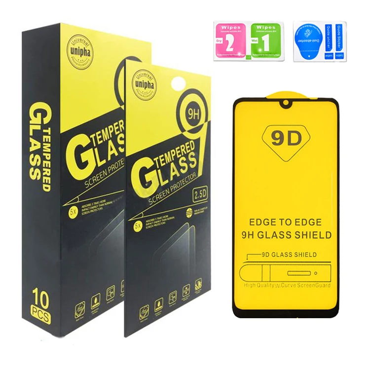 9d Tempered Glass Screen Protector Cover Film Antiscratch Anti Shock