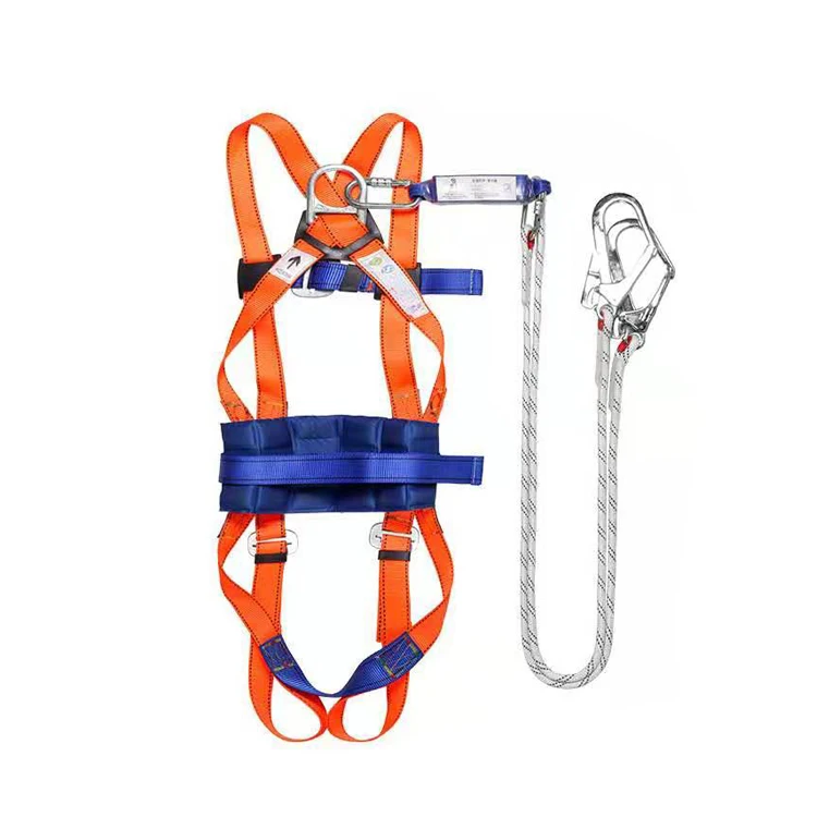 Safety Belt Full Body Harness Double Back Seat Belt Lineman Safety Belt