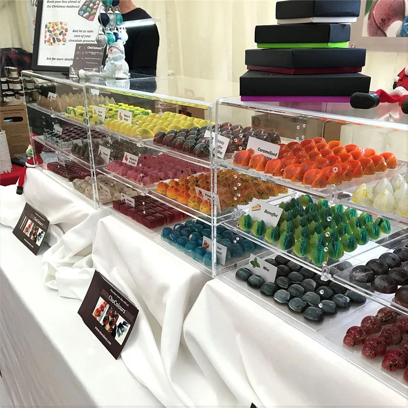 Présentoir À Bonbons En Acrylique Transparent,Taille Personnalisée