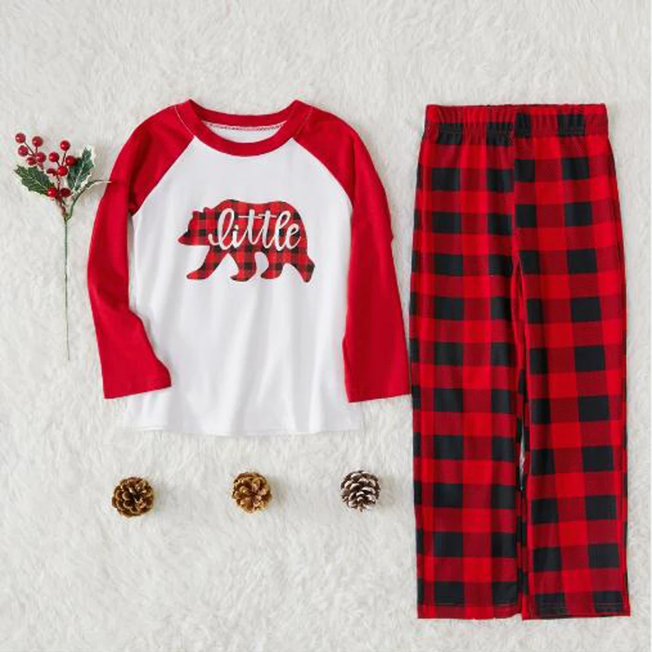 Large In Stock Best Quality Cotton Christmas Blank Pajamas Wholesale