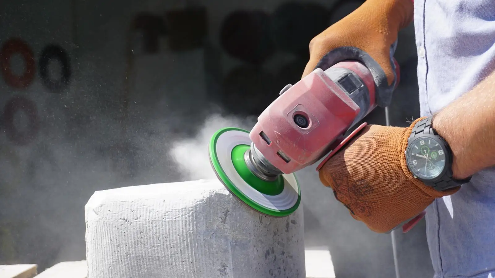 Kgs Diamond Hybrid Flap Disc 115/22.2mm M14 For Stone Edge Grinding