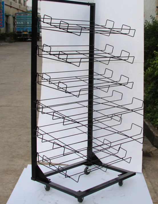 金属丝展示架地毯陈列架