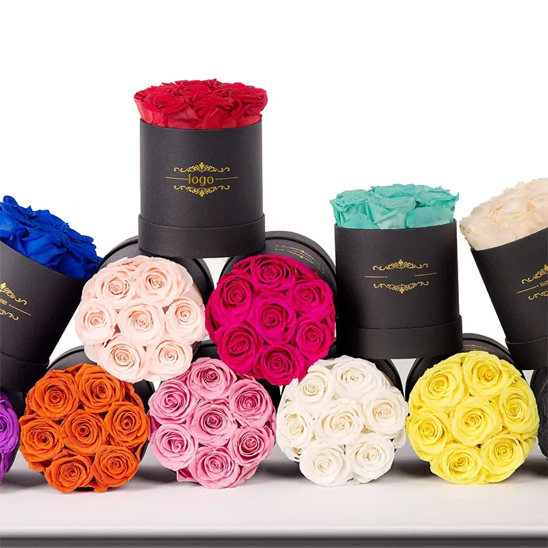 Preserved Real Roses Flower A Box Roses That Last Up To 3 Years,Long