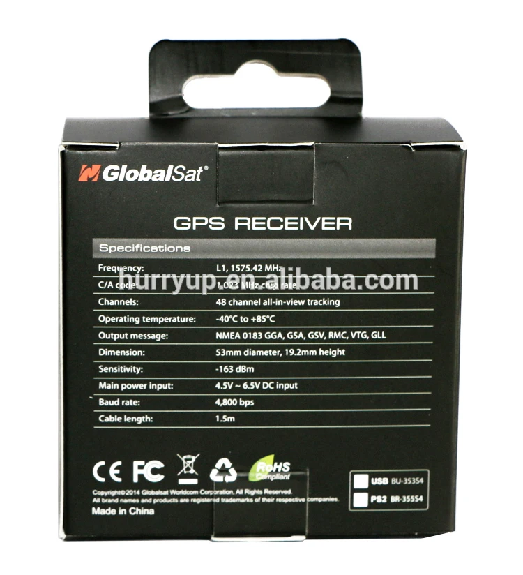 usglobalsat bu353 s4 usb gps receiver