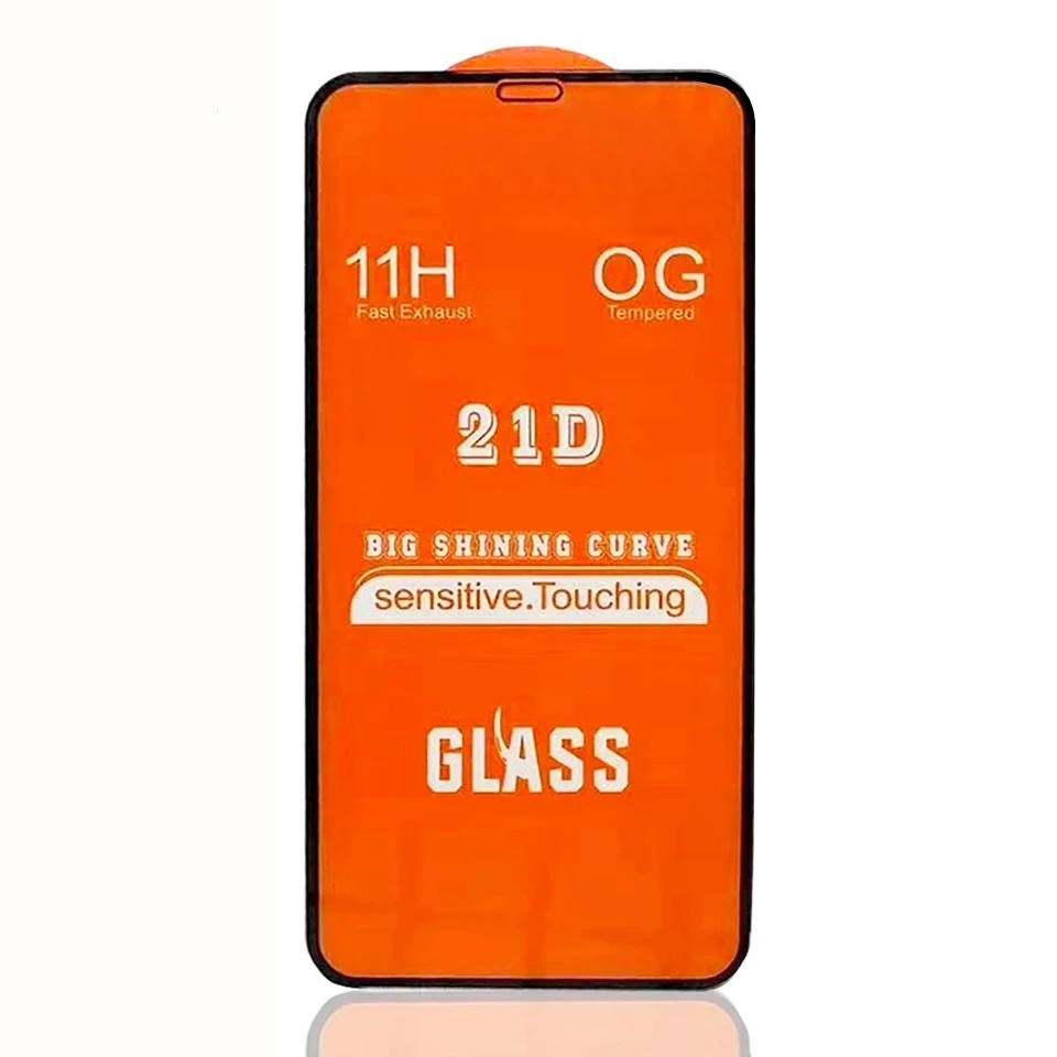 New Product High Transparent Full Glue 21d 0.33mm Tempered Glass Screen