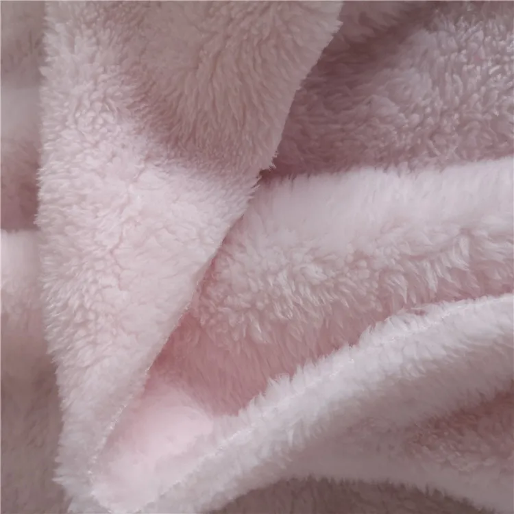 Leda Polyester Arctic Velvet Fleece Fabric Dyeing Short Pile Plush ...