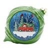 Indoor Christmas decoration LED lighted Green Sea Snail style decorate for seasonal