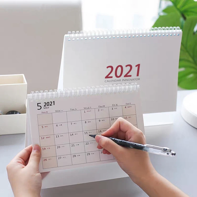 Custom 2023 Wholesale Printing Table Calendar Perpetual Daily Desk