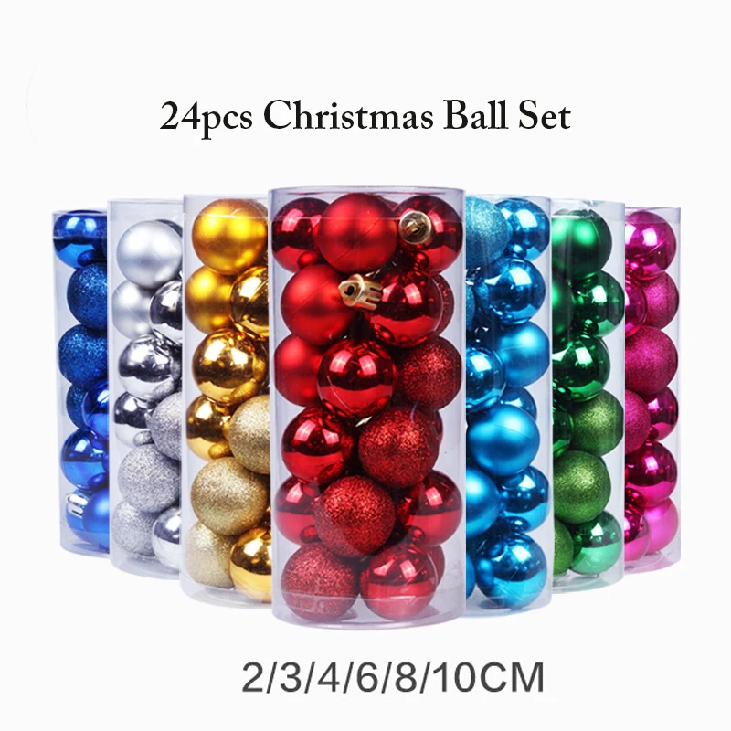2023 New Design Exquisite Gold Clear Christmas Balls Shatterproof ...