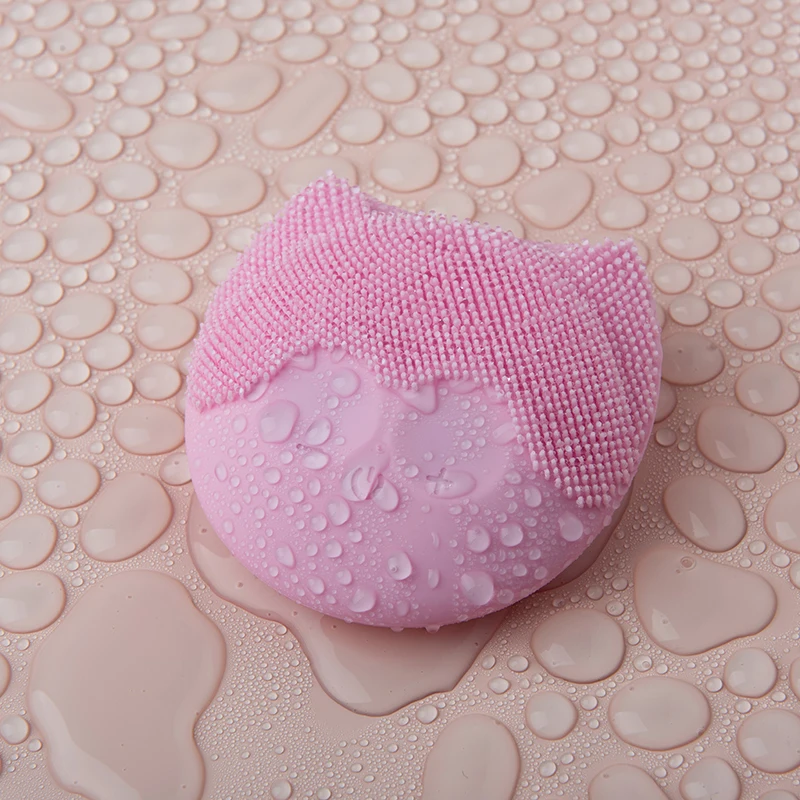 
Deep Cleaning Facial Exfoliating Makeup Brush Sonic Face Washing IPX7 Waterproof Silicone Facial Wash Cleaning 