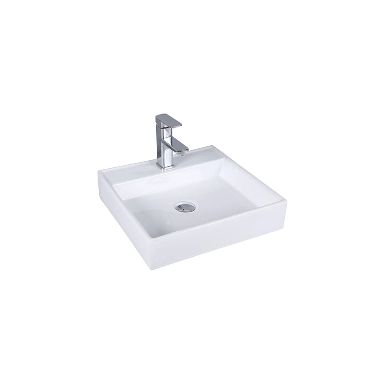 Customized rectangular modern ceramic design solid surface ceramic bathroom toilet bathroom sink countertop