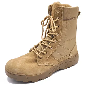 Force Military Boots Men's Tactical Shoes /combat Genuine Leather Army ...