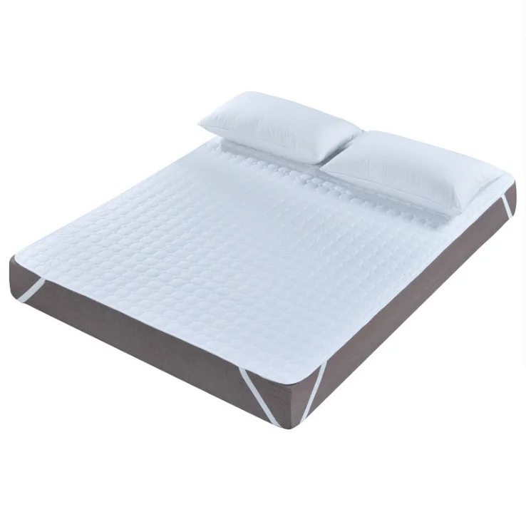 Cotton Plain Hotel Waterproof Mattress Protector Bed Protection Pad 100
