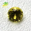 2.0mm round shape shallow natural yellow sapphire gemstone