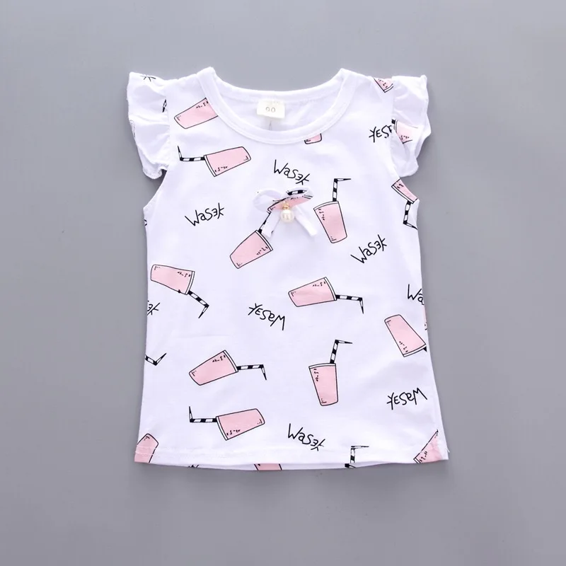 2020 Fashion Latest Design High Quality Cotton Girl Kids Clothing Set