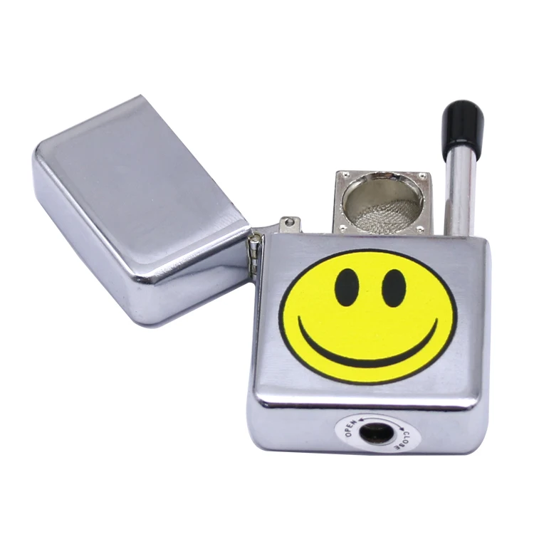 Wholesale Lightershaped Metal Pipe 59 Mm Metal Weed Pipe Smoking