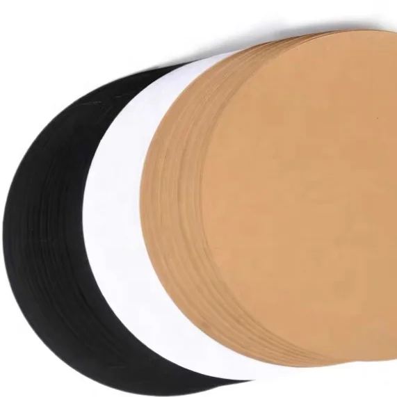 
36cm White Color Round Art Circle Dot Painting Paper Pack 30 Sheets 