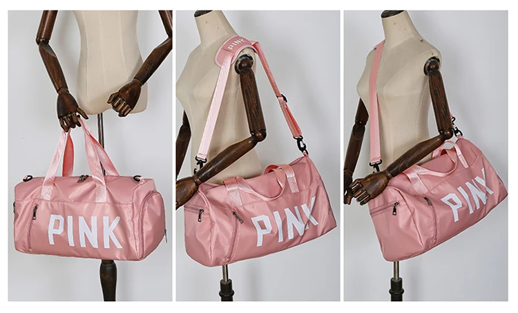 Waterproof Fitness Yoga Bag Sports Gym Bag Women Duffel Travel Bag for Wholesale.jpg