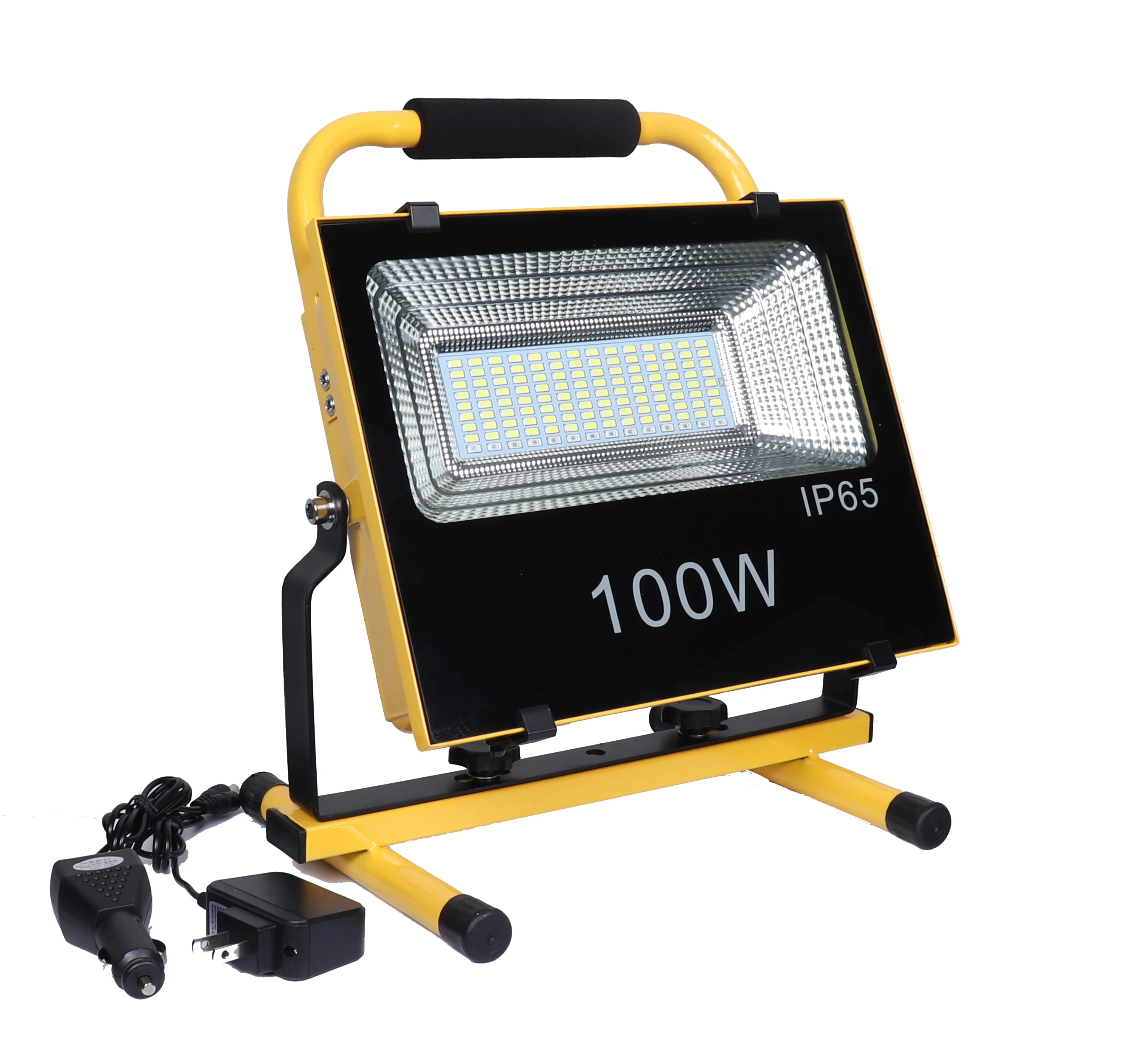 2020 new hot projector waterproof IP66 50w 100w outdoor led solar powered work lights LED portable lighting