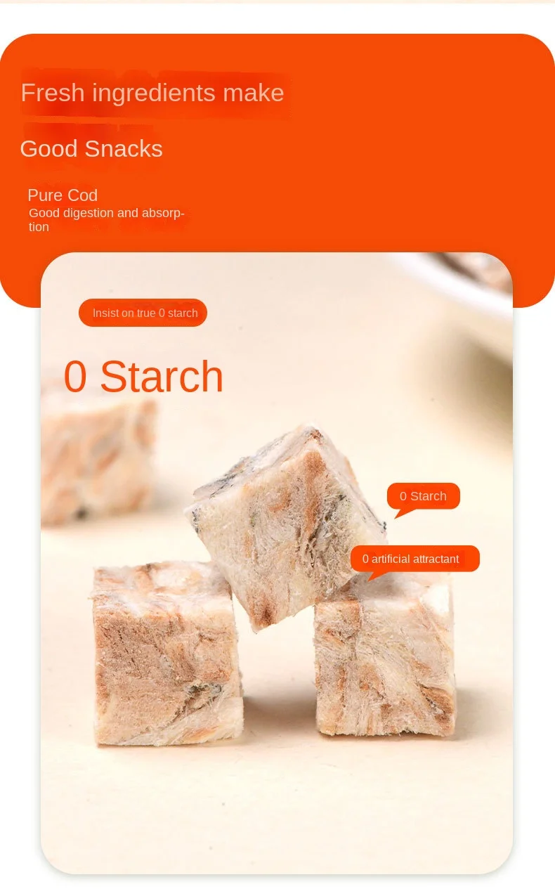Freeze Dried Fish Pet Snacks 250g Bag Made in Qingdao for Cats & Dogs factory