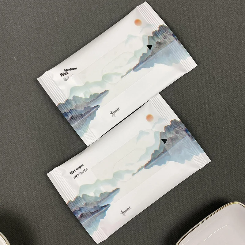 High Quality Factory Customize Logo 2pcs or 3 Pcs Eco-Friendly Wet Wipes for Commercial Catering Hotel Business Meeting factory