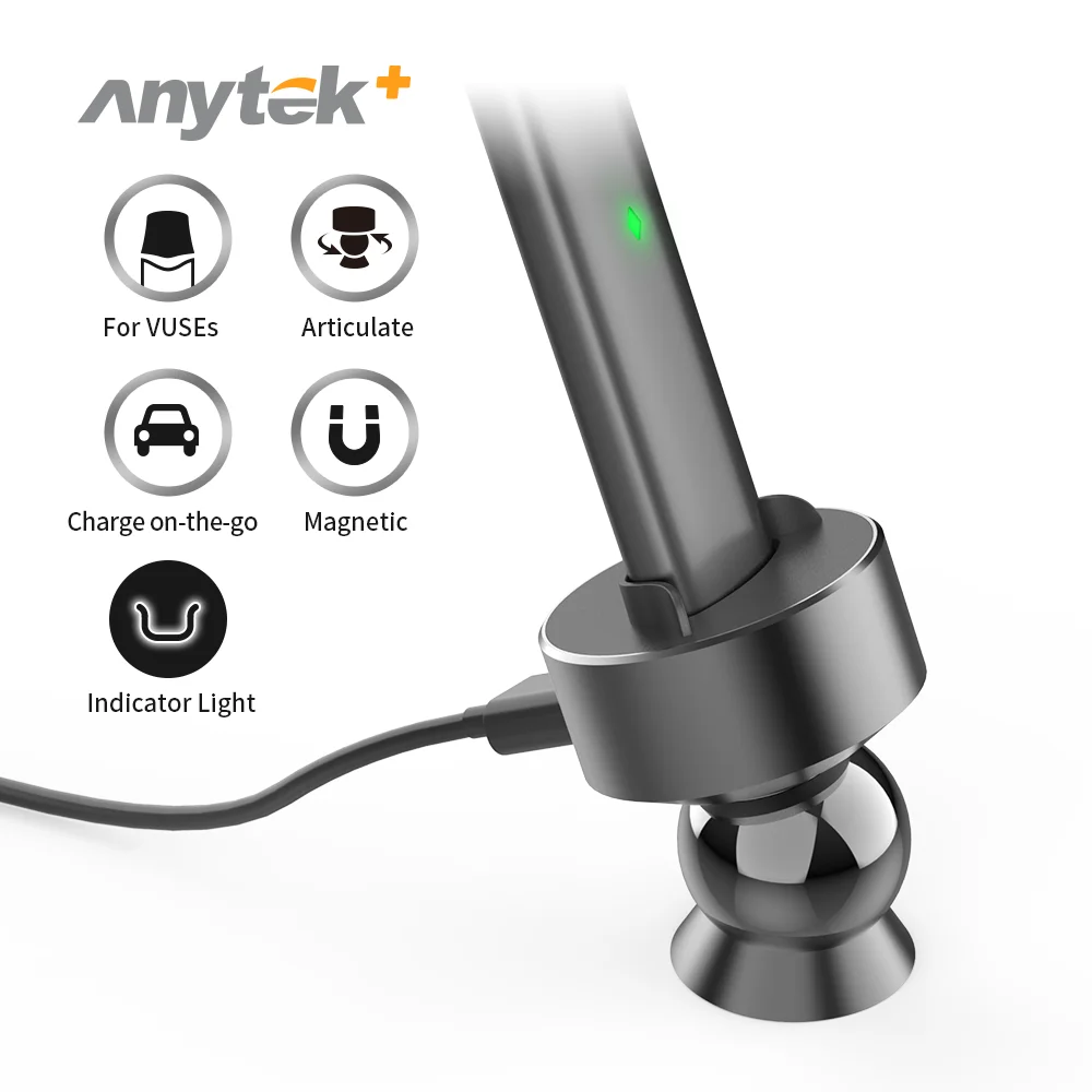 Anytekplus Vuse Alto / Vype Holder Mount Charger Vape Pen Magnatic Car