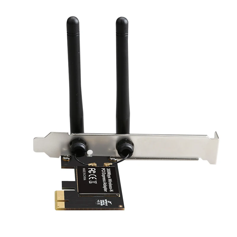802.11b/g/n 300mbps pci-e wireless adapter network card