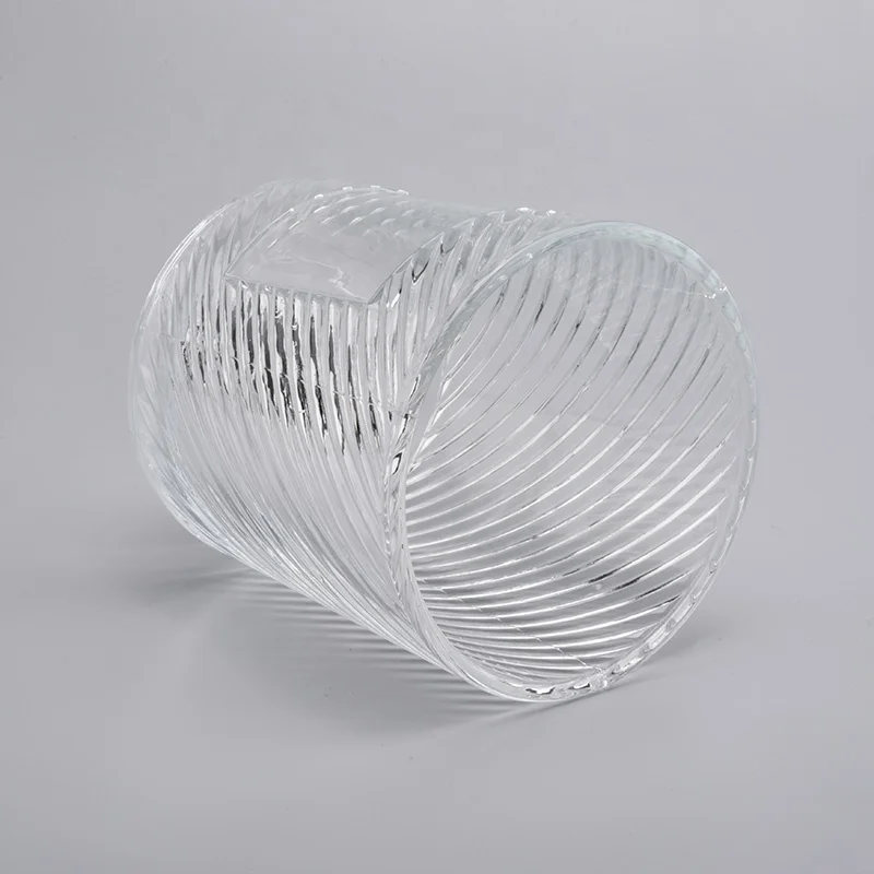 Empty Candle Crystal Vessel Container Glassware