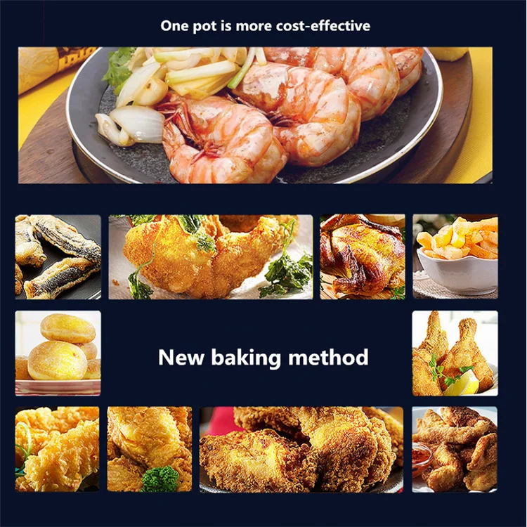 Factory Supply High Quality Large Capacity Without Oil Adjustable Timer