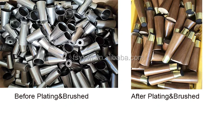 Chair Sofa Leg Cover Bevel Brass Table Feet Leg Covers 