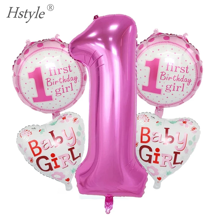 1 year birthday balloons