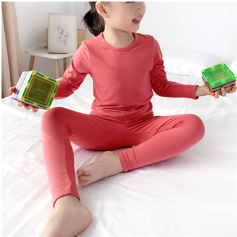 Pajamas Bamboo Children Organic Toddler Loungewear Eco Sleep Wear Kids