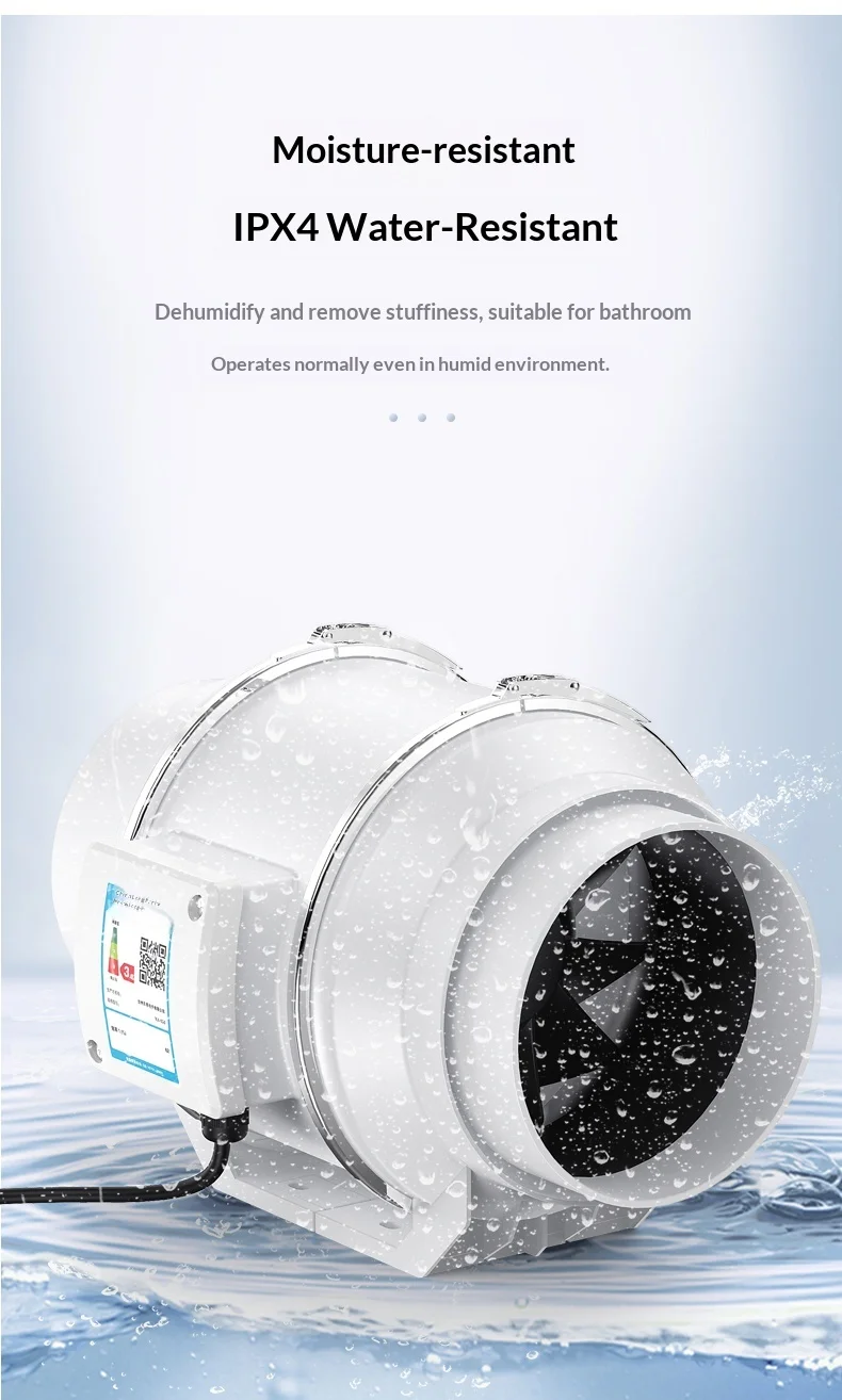 Plastic Blade Exhaust Fan, PVC, 110 V, Electric - detail 30