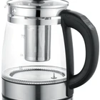 LED color changing 1.7L 2200W Good Quality keep warm tea maker digital glass electric kettle