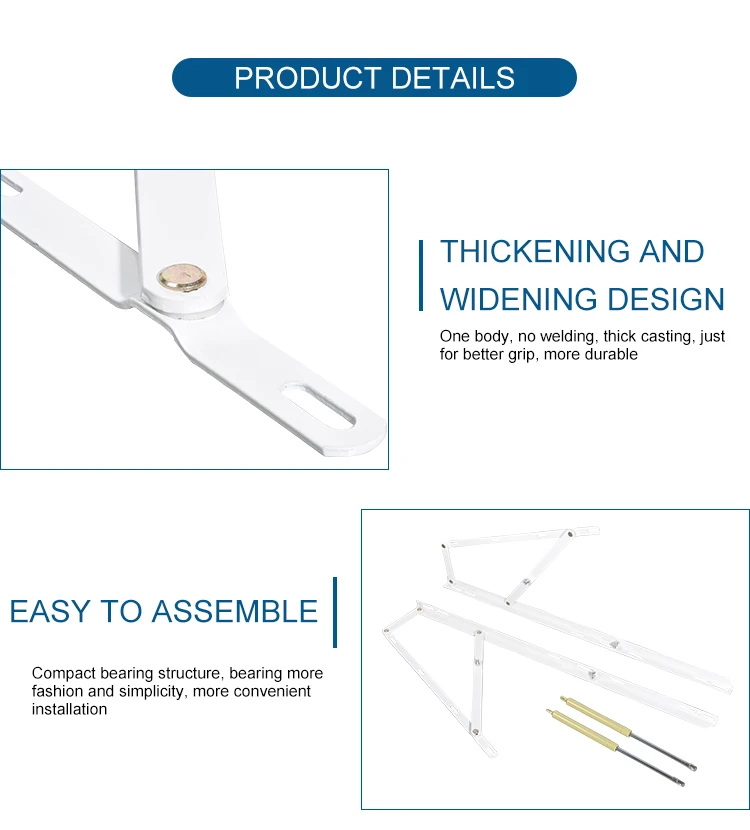 Heavy Duty Bed Hydraulic Lift Mechanism Gas Spring For Murphy Beds Vt