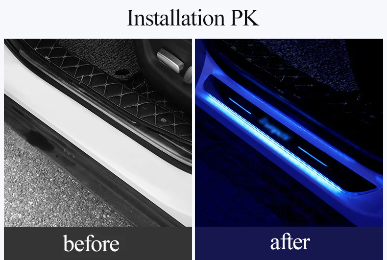 Auto Accessories Illuminated Rgb Multi Color Light Moving Car Led