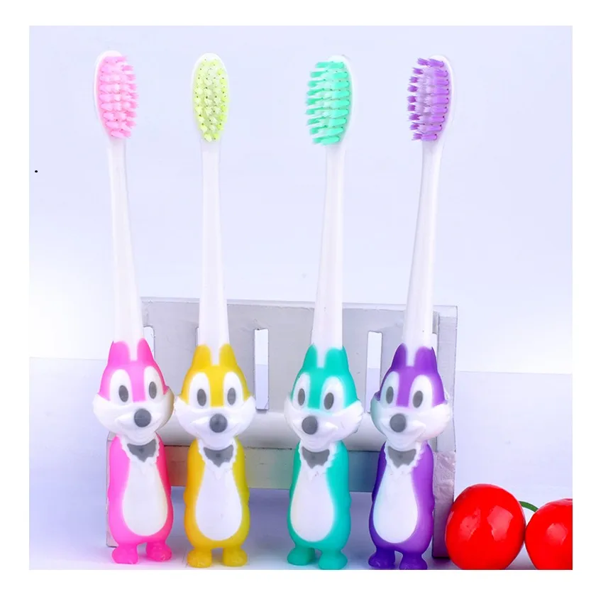 
2017 New Design Cartoon Rabbit Small Head Children Toothbrush 
