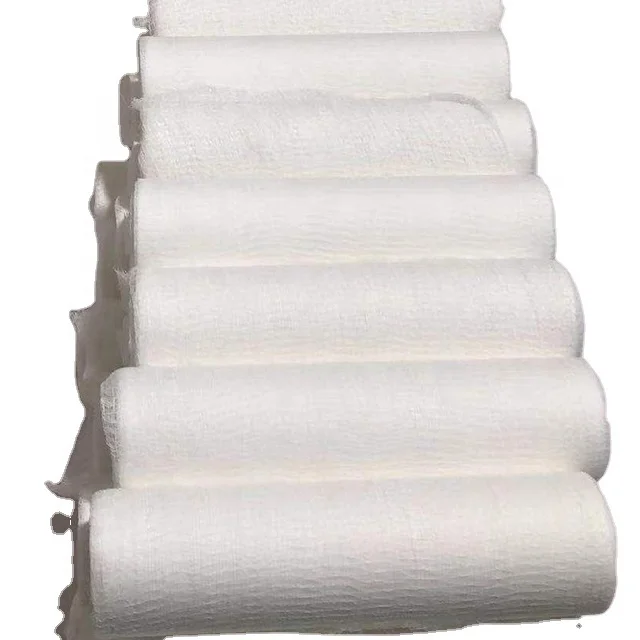 product gauze roll gauze bandage  1ply  2ply  4ply as clients requireme 100 cotton absorbent gauze after cut   folding-93