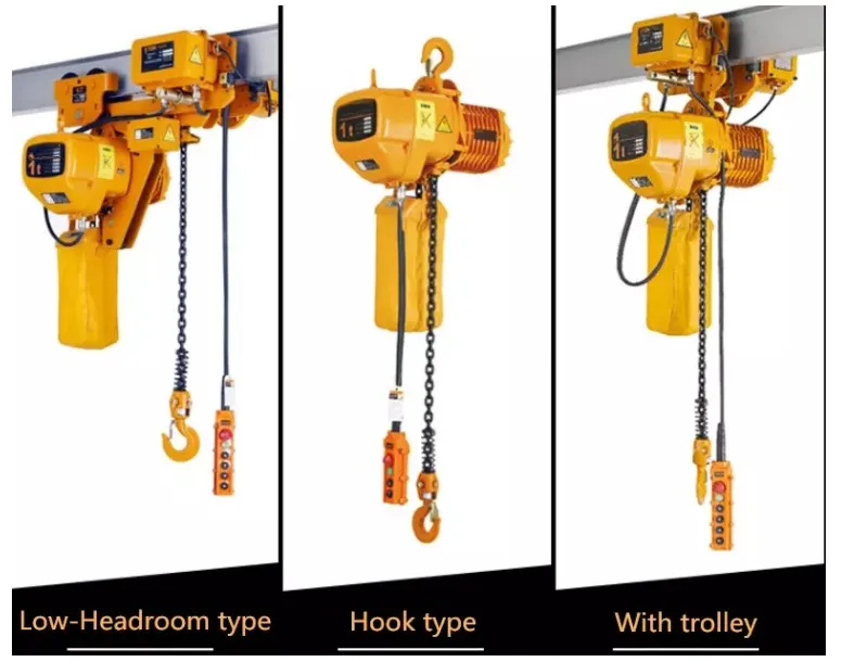 Pulley system lifting loop chain electric hoist  double chain electric chain block