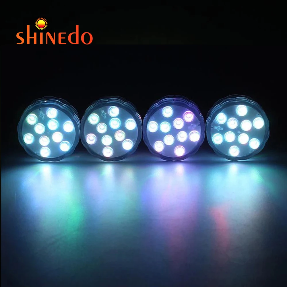 remote control RGB luces piscina IP68 Waterproof LED Swimming Pool Lights LED underwater swimming light for pool