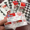 Pharmaceutical tablet steroid vial box 100IU oral injection labels