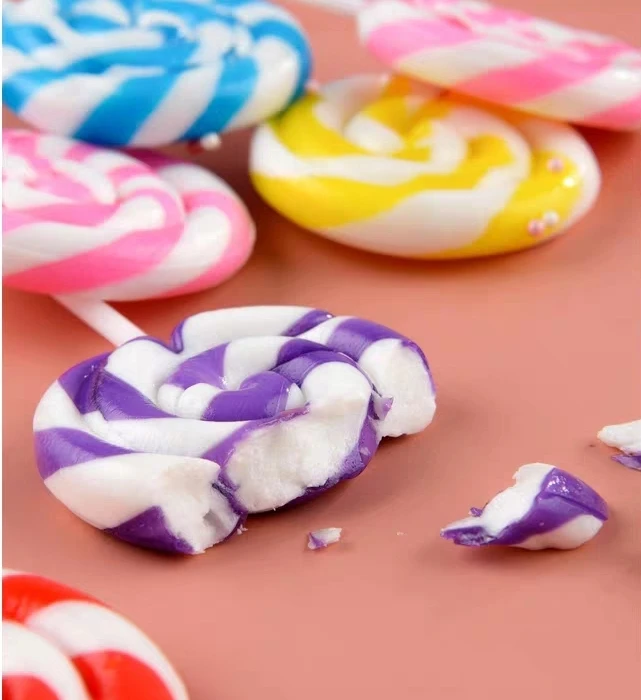 零售果味糖果儿童多色天然葡萄糖糖浆多彩圆向日葵彩虹 ollypop