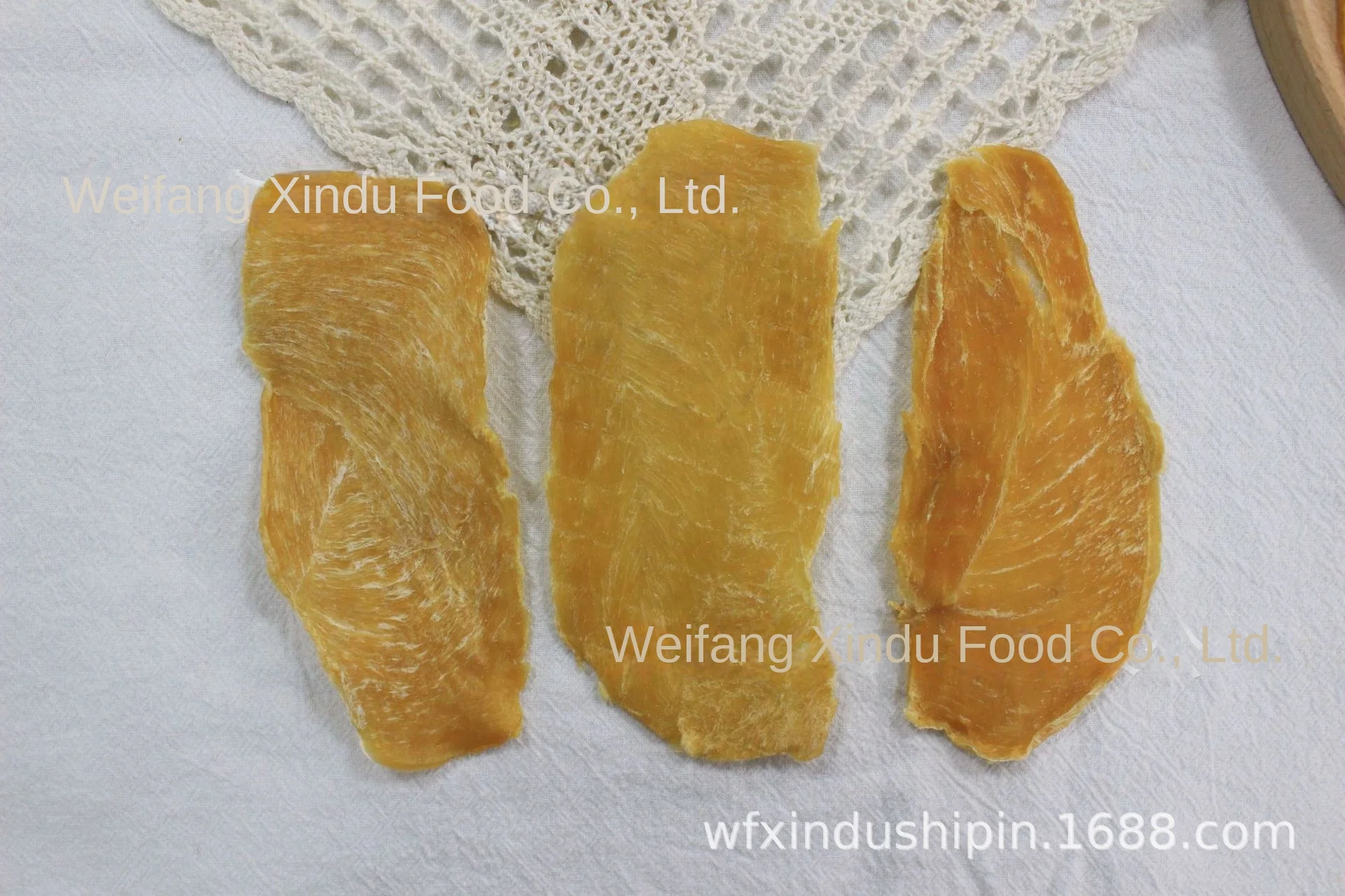Factory Shandong Pet Dog Chicken Snacks Big Breast Thin Slice Golden Retriever Samotedi Custom Export Wholesale factory