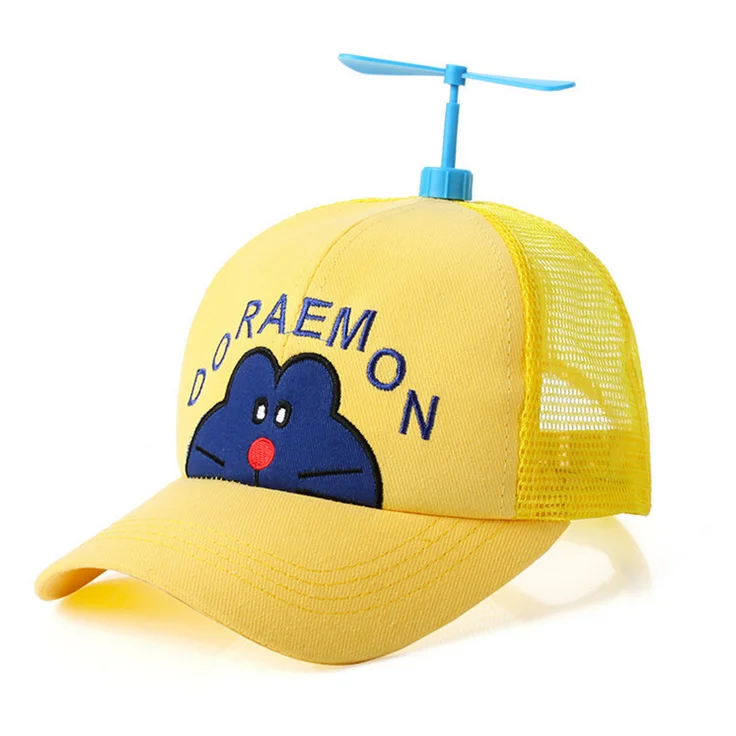 Propeller bamboo dragonfly baseball cap children sunshade parent-child toy cap wholesale
