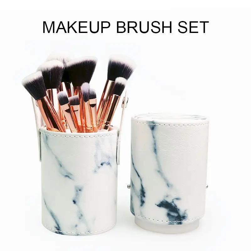 marble makeup brush 1