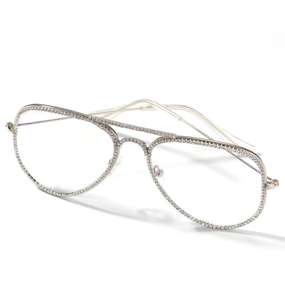 2019 Hip Hop Iced Out Eyeglasses Men Glasses Lab Diamond Fashion ...