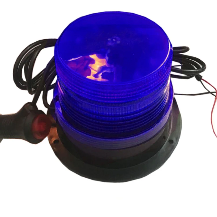 40W blue LED emergency beacon light /strobe vehicle warning light