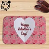 PEIYUAN Lovely Heart Shaped Rose Doormat Floor Mat Indoor Rug Carpet Home Decor Door Mat Happy Valentine's Day Gifts