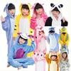 Children Unicorn Tigger Panda Animal Pyjama Flannel Pajamas Kids Sleepwear Boys Onesie Girl Kigurumi Pajamas QKWO-5000